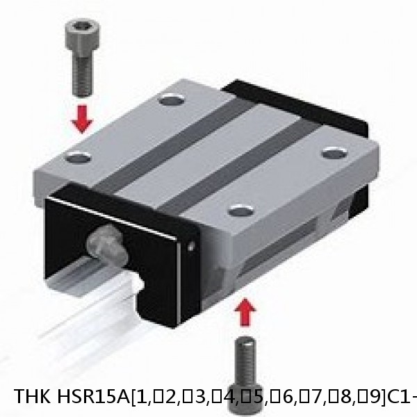 HSR15A[1,​2,​3,​4,​5,​6,​7,​8,​9]C1+[64-3000/1]L THK Standard Linear Guide  Accuracy and Preload Selectable HSR Series