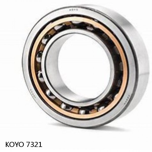 7321 KOYO Single-row, matched pair angular contact ball bearings