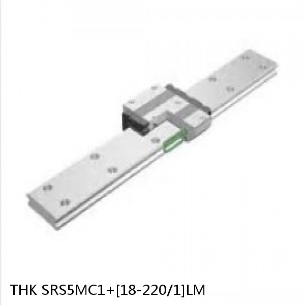 SRS5MC1+[18-220/1]LM THK Miniature Linear Guide Caged Ball SRS Series #1 small image
