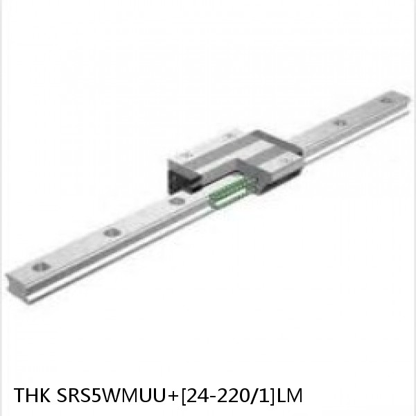SRS5WMUU+[24-220/1]LM THK Miniature Linear Guide Caged Ball SRS Series #1 small image
