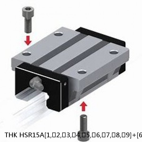 HSR15A[1,​2,​3,​4,​5,​6,​7,​8,​9]+[64-3000/1]L THK Standard Linear Guide  Accuracy and Preload Selectable HSR Series
