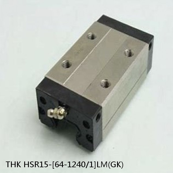 HSR15-[64-1240/1]LM(GK) THK Linear Guide (Rail Only) Standard Grade Interchangeable HSR Series #1 small image