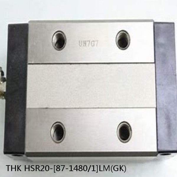 HSR20-[87-1480/1]LM(GK) THK Linear Guide (Rail Only) Standard Grade Interchangeable HSR Series #1 small image