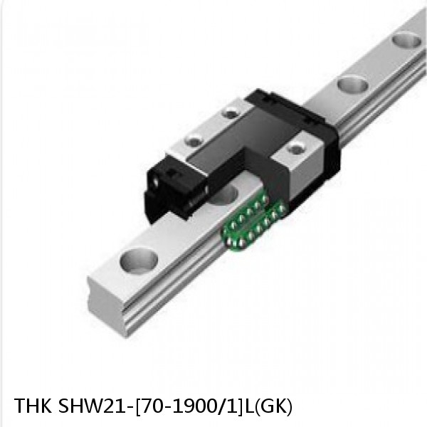 SHW21-[70-1900/1]L(GK) THK Caged Ball Wide Rail Linear Guide (Rail Only) Interchangeable SHW Series