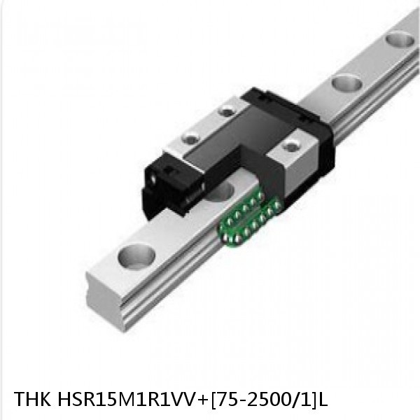 HSR15M1R1VV+[75-2500/1]L THK Medium to Low Vacuum Linear Guide Accuracy and Preload Selectable HSR-M1VV Series #1 small image