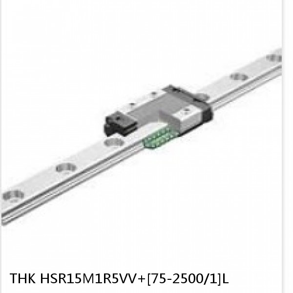 HSR15M1R5VV+[75-2500/1]L THK Medium to Low Vacuum Linear Guide Accuracy and Preload Selectable HSR-M1VV Series #1 small image