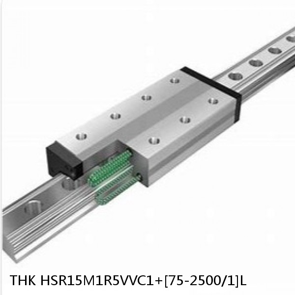 HSR15M1R5VVC1+[75-2500/1]L THK Medium to Low Vacuum Linear Guide Accuracy and Preload Selectable HSR-M1VV Series #1 small image