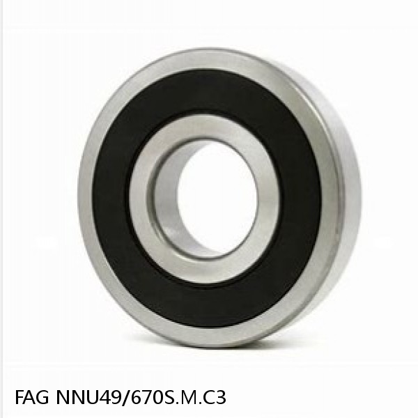 NNU49/670S.M.C3 FAG Cylindrical Roller Bearings #1 small image