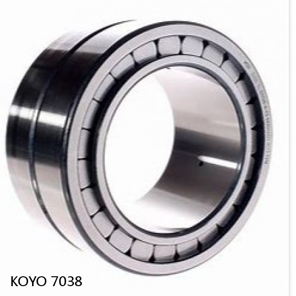 7038 KOYO Single-row, matched pair angular contact ball bearings #1 small image