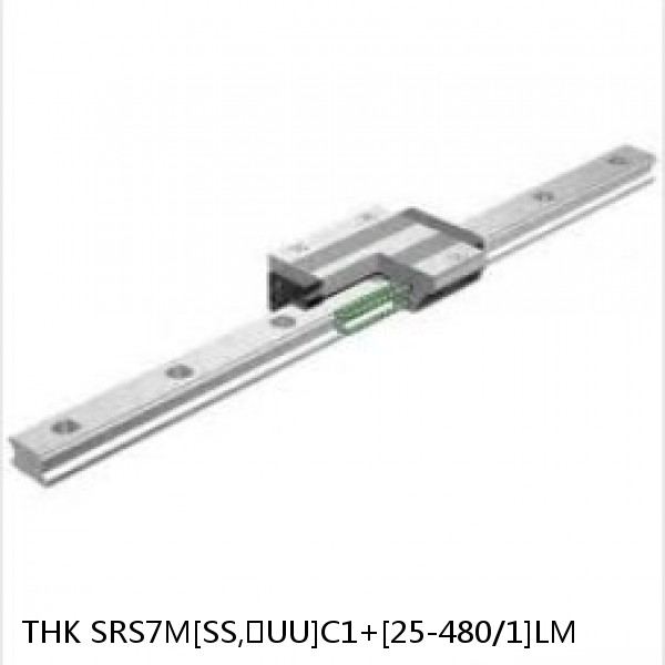 SRS7M[SS,​UU]C1+[25-480/1]LM THK Miniature Linear Guide Caged Ball SRS Series #1 image