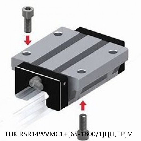 RSR14WVMC1+[65-1800/1]L[H,​P]M THK Miniature Linear Guide Full Ball RSR Series #1 image