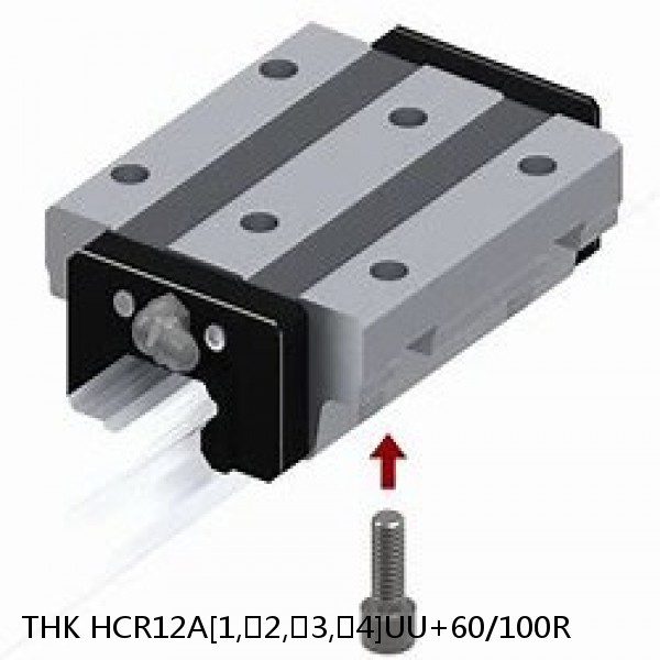 HCR12A[1,​2,​3,​4]UU+60/100R THK Curved Linear Guide Shaft Set Model HCR #1 image