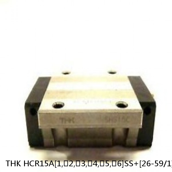HCR15A[1,​2,​3,​4,​5,​6]SS+[26-59/1]/300R THK Curved Linear Guide Shaft Set Model HCR #1 image