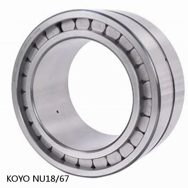 NU18/67 KOYO Single-row cylindrical roller bearings #1 image